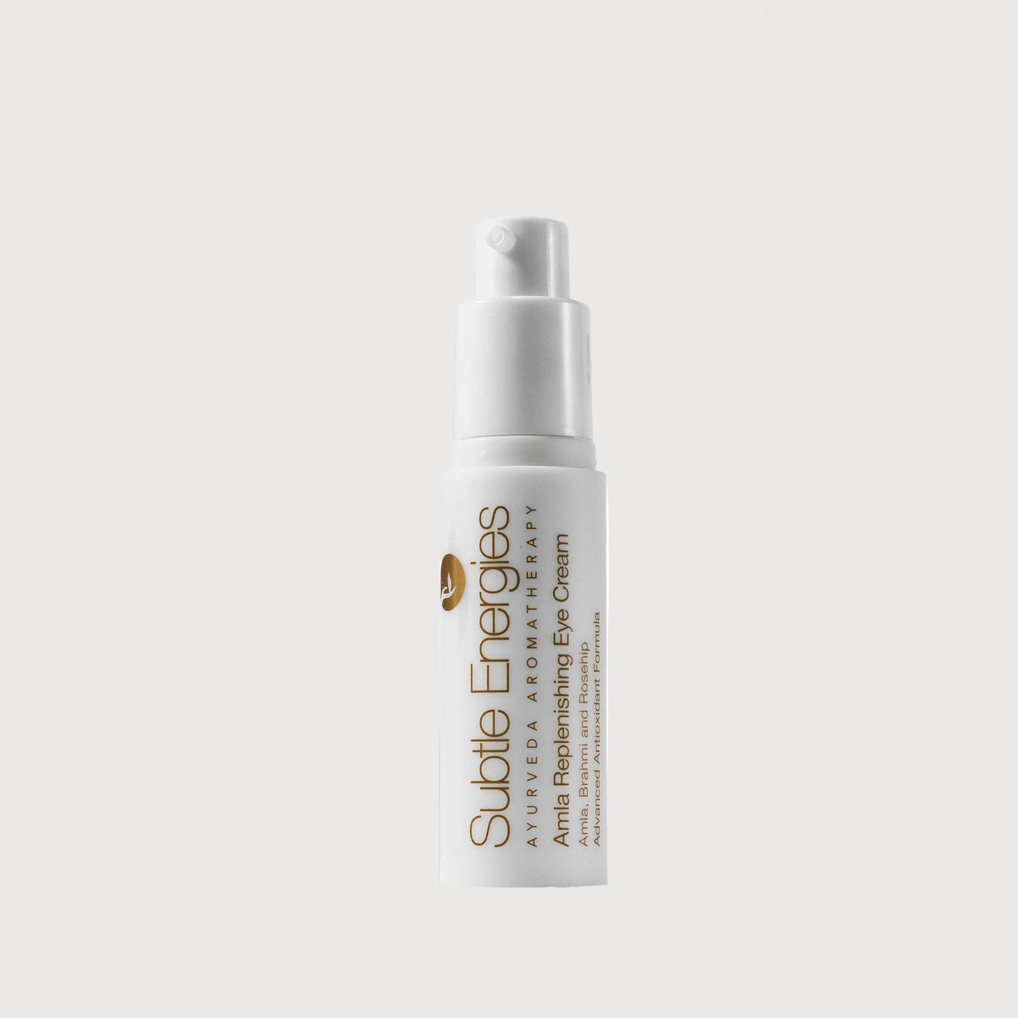 Subtle Energies eye cream bottle and packaging on a white background
