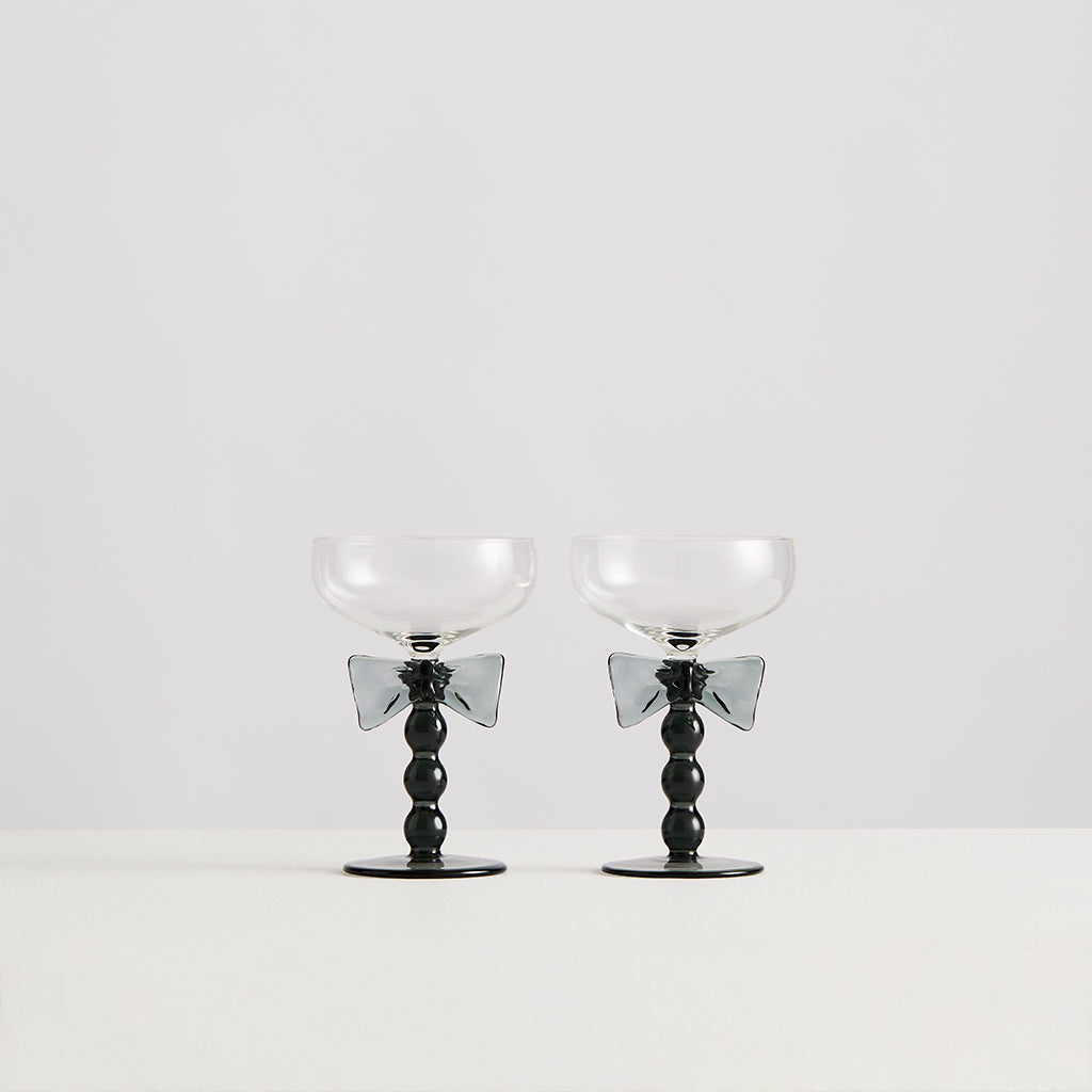 Maison Balzac 2 Black Bow Coupes