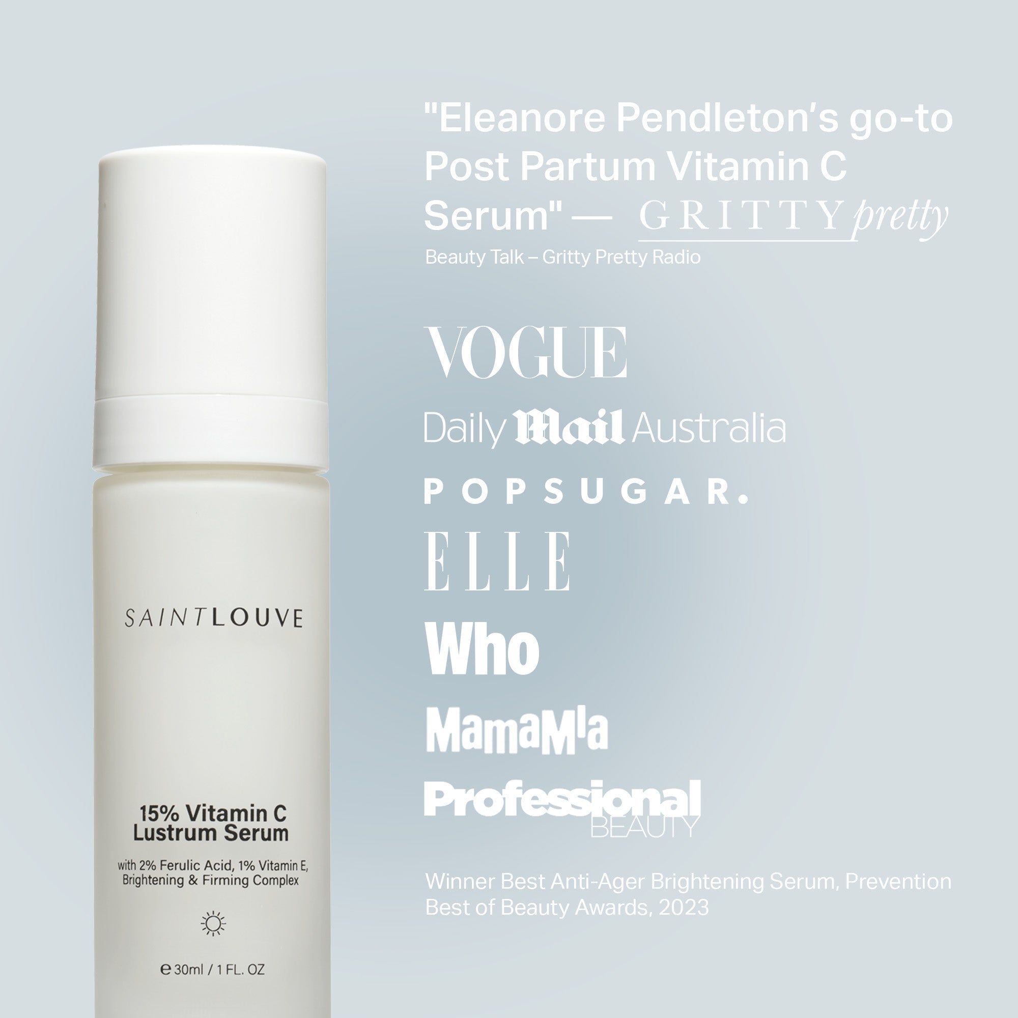 - 15% Vitamin C Lustrum Serum