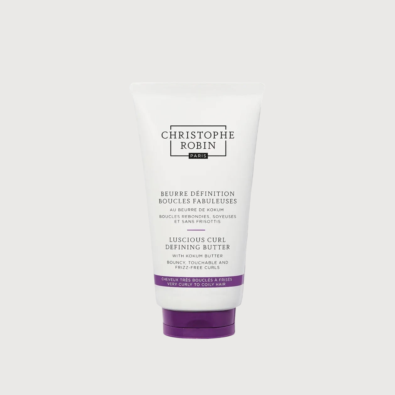 Tube of Christophe Robin hair care product on a white background
