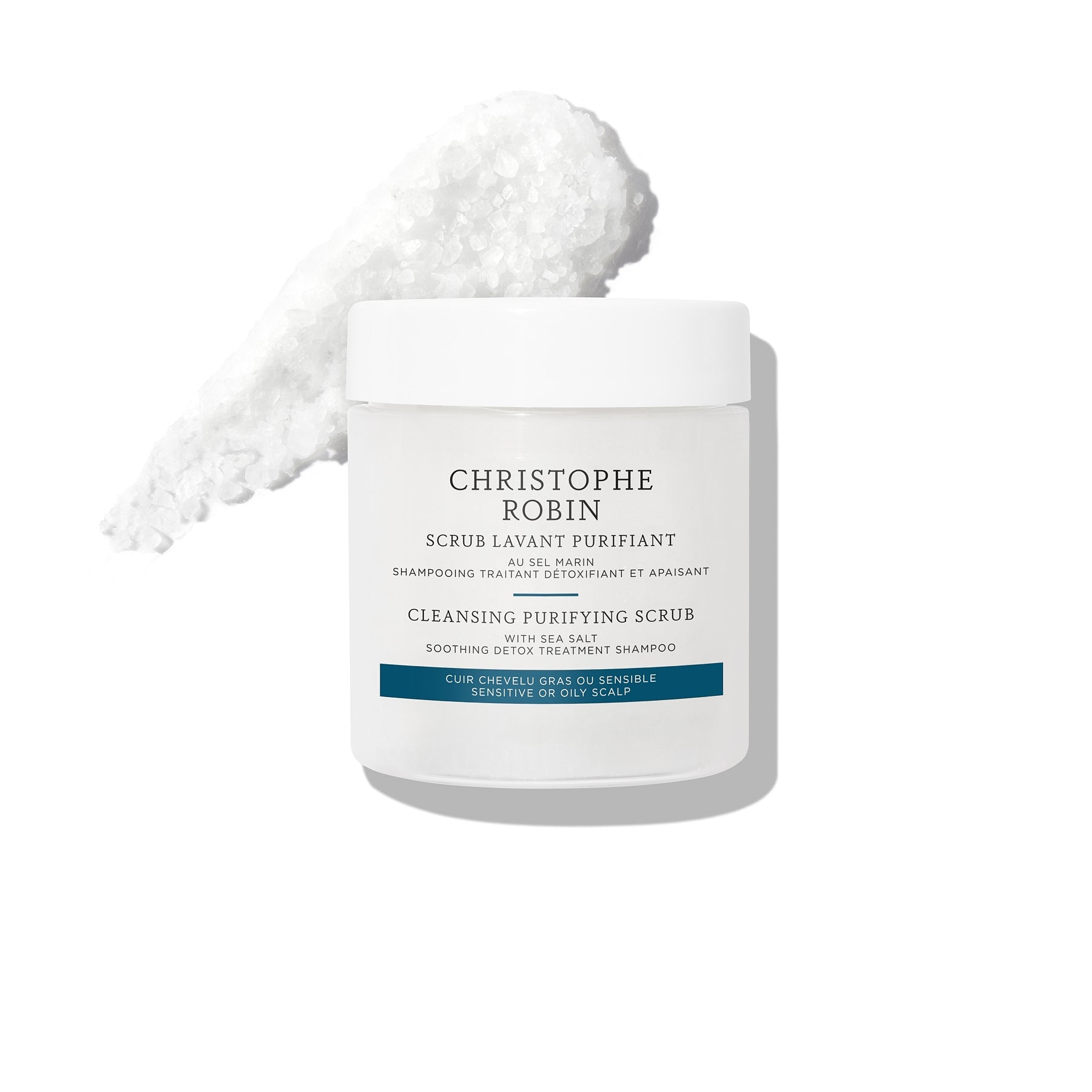 Christophe Robin - Cleansing Purifying Scrub With Sea Salt, 75ml