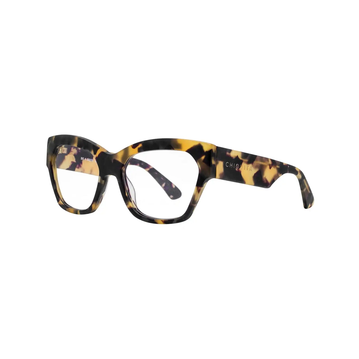 Chiquita THE BOSS Matte Tortoiseshell - Blue Light Eyewear