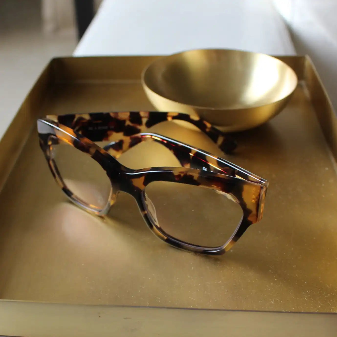 Chiquita THE BOSS Shiny Tortoiseshell - Blue Light Eyewear