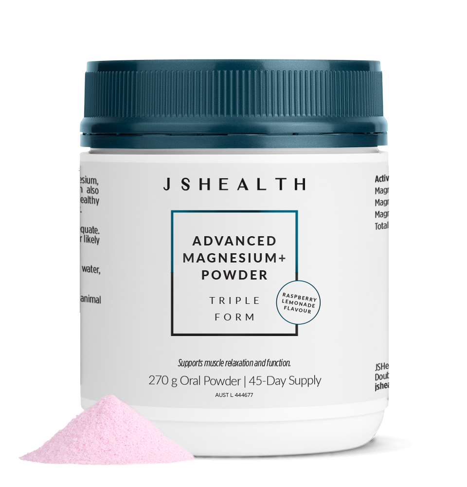 JSHealth Advanced Magnesium+ Powder - Raspberry Lemonade