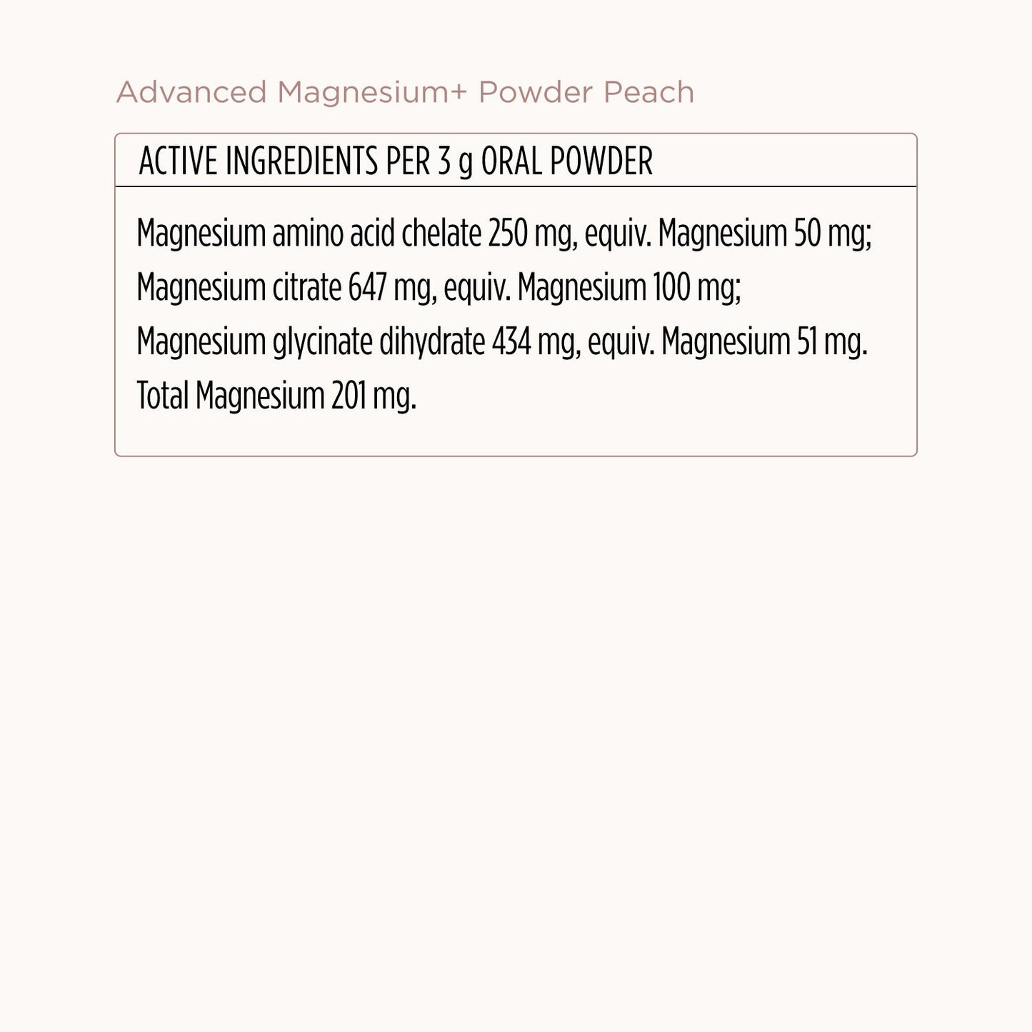 JSHealth Vitamins Au Advanced Magnesium+ Powder - Peach