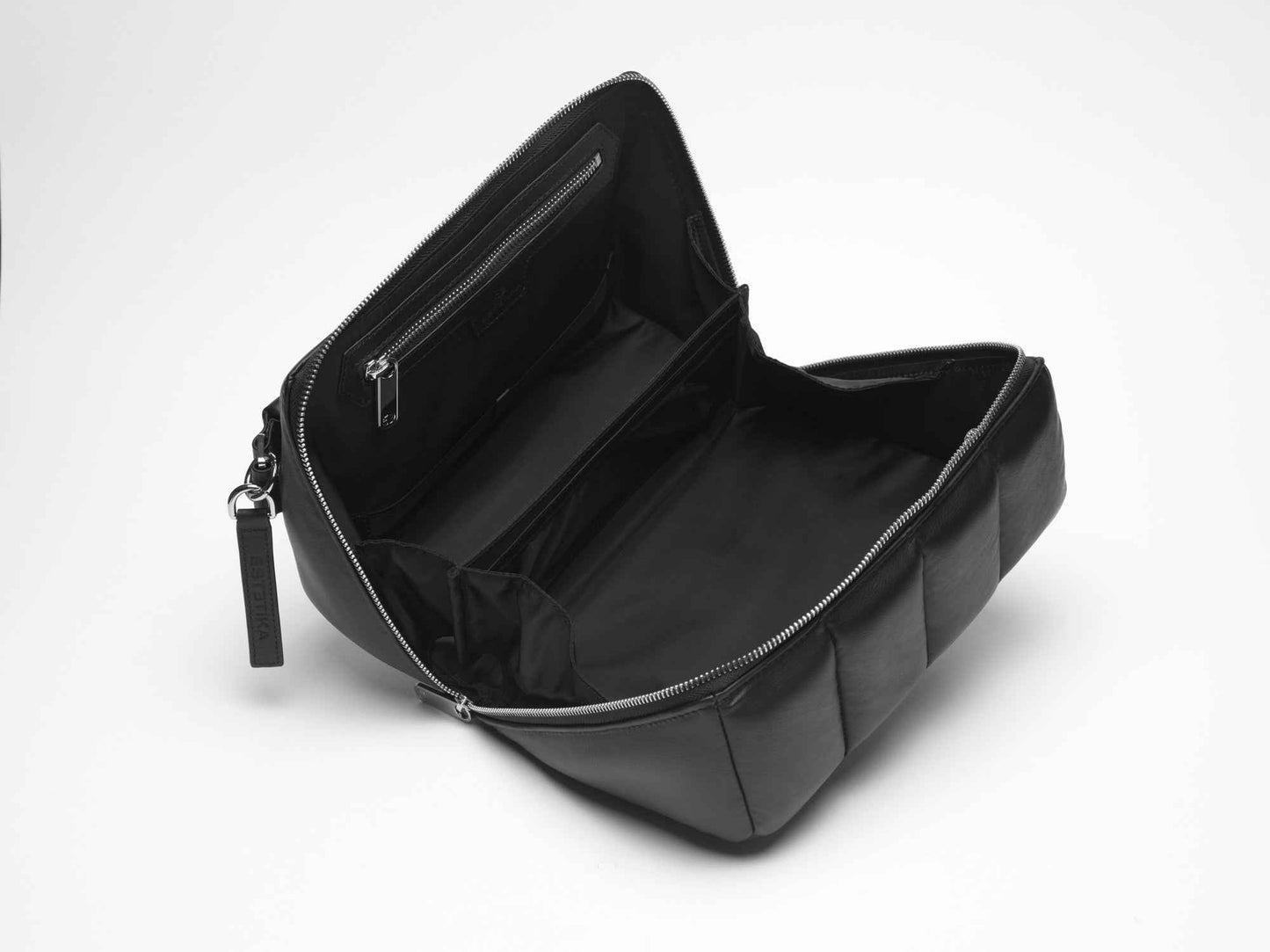 Estetika Black Makeup Bag Set Bundle for Travel and Organisation