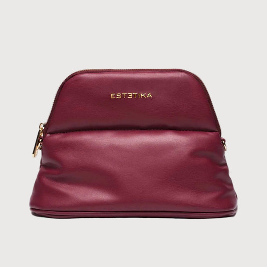 Estetika Burgundy MINEE Medium Cosmetic Pouch