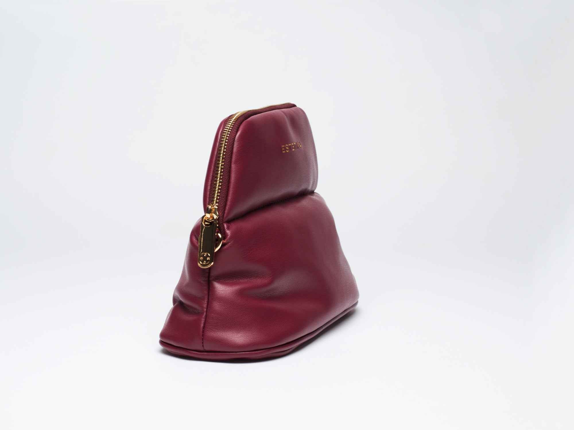 Burgundy MINEE Medium Cosmetic Pouch