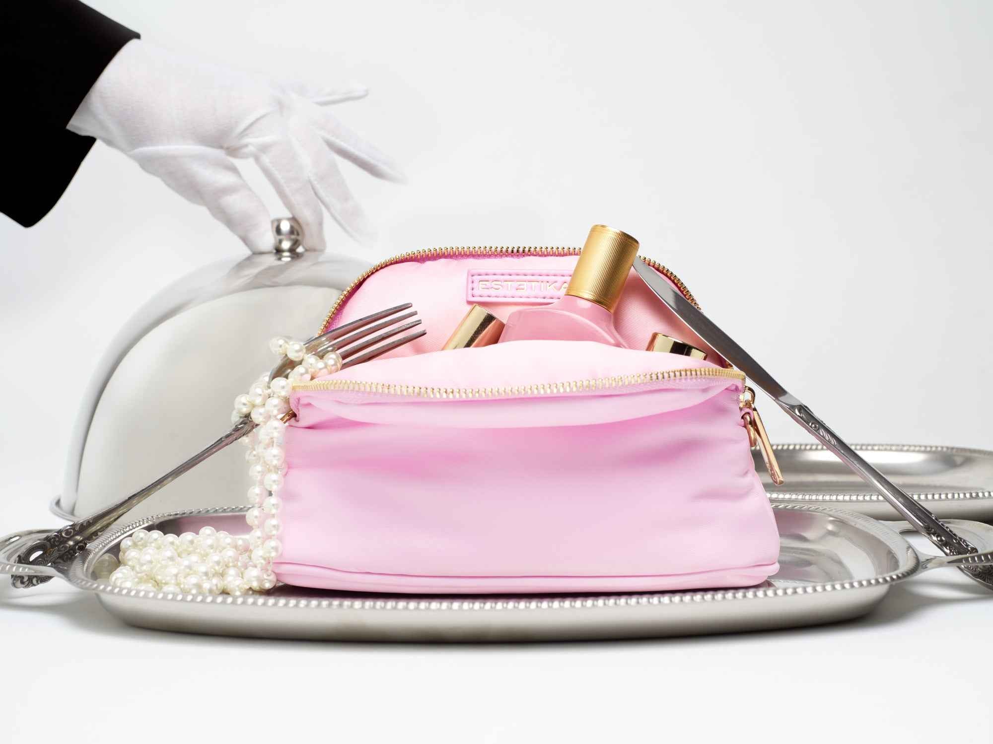 Estetika Pink MINEE Small Cosmetic Pouch