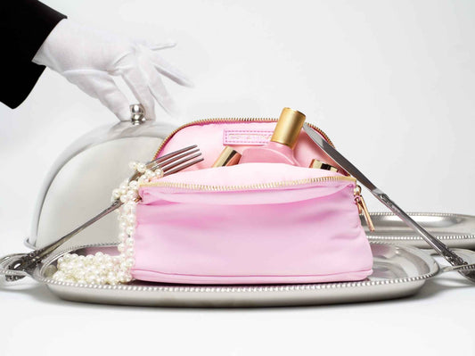 Pink MINEE Small Cosmetic Pouch