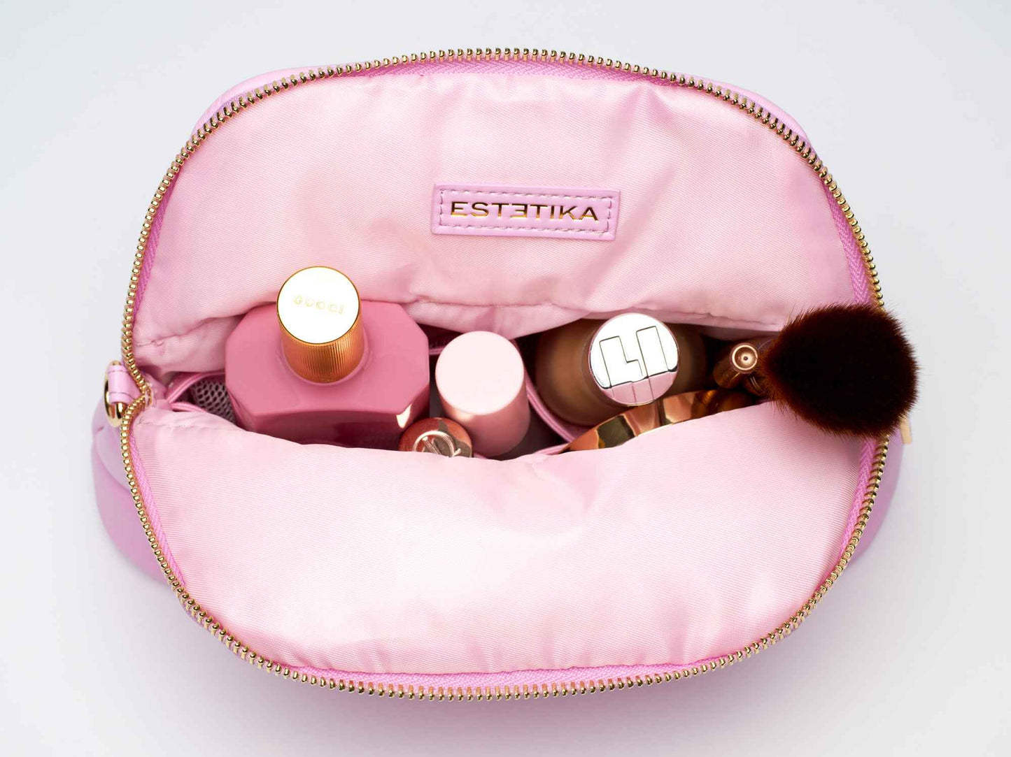 Estetika Pink MINEE Medium Cosmetic Pouch