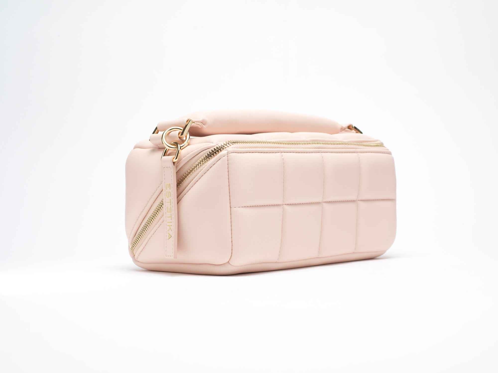 Blush Pink Makeup Bag Bundle for Stylish Organization