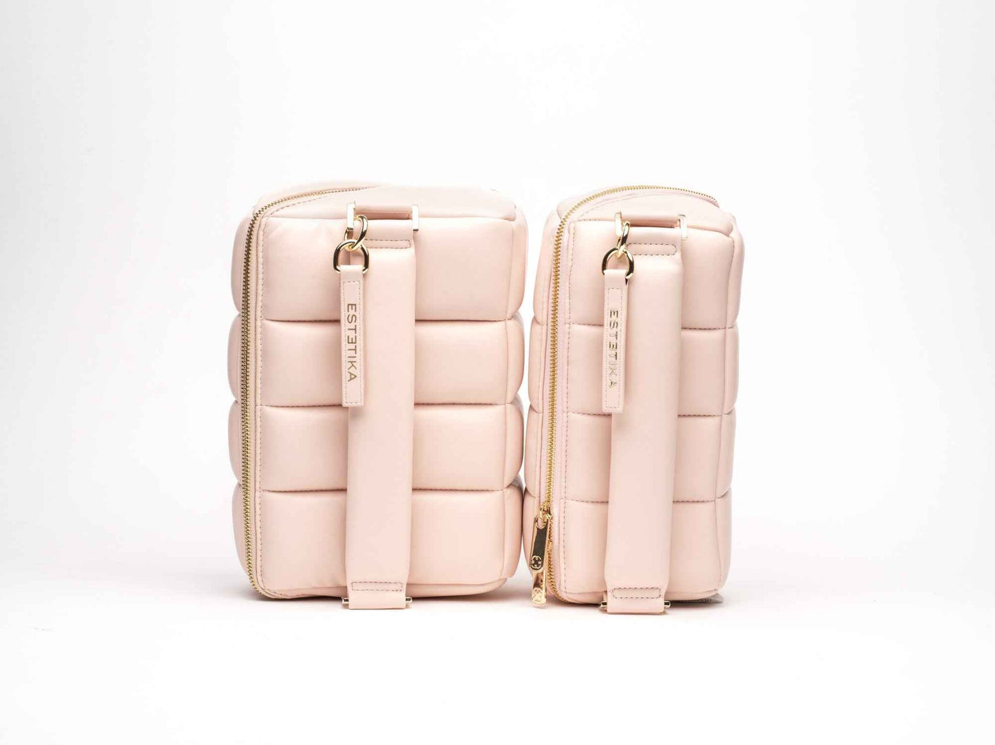 Estetika Blush Pink Makeup Bag Bundle for Stylish Organization