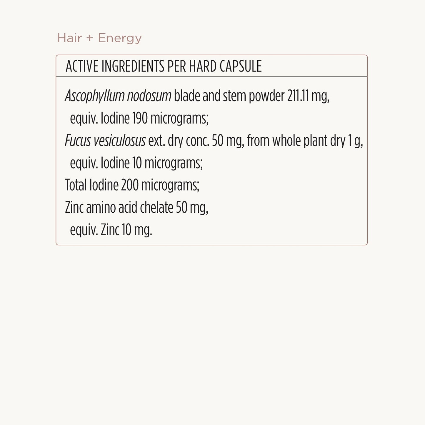 JSHealth Vitamins Au Hair + Energy Formula