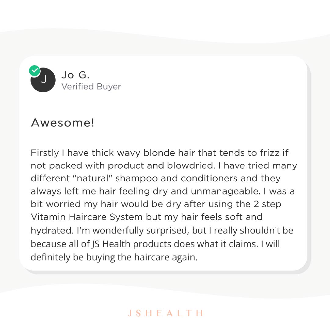 JSHealth Vitamins Au 2-Step Vitamin Haircare System