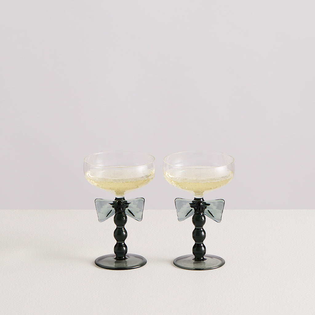 Maison Balzac 2 Black Bow Coupes