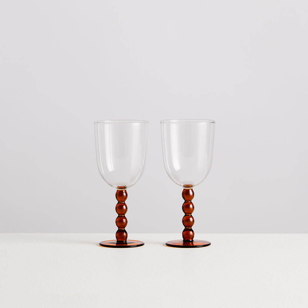 Maison Balzac 2 Volute Wine Glasses