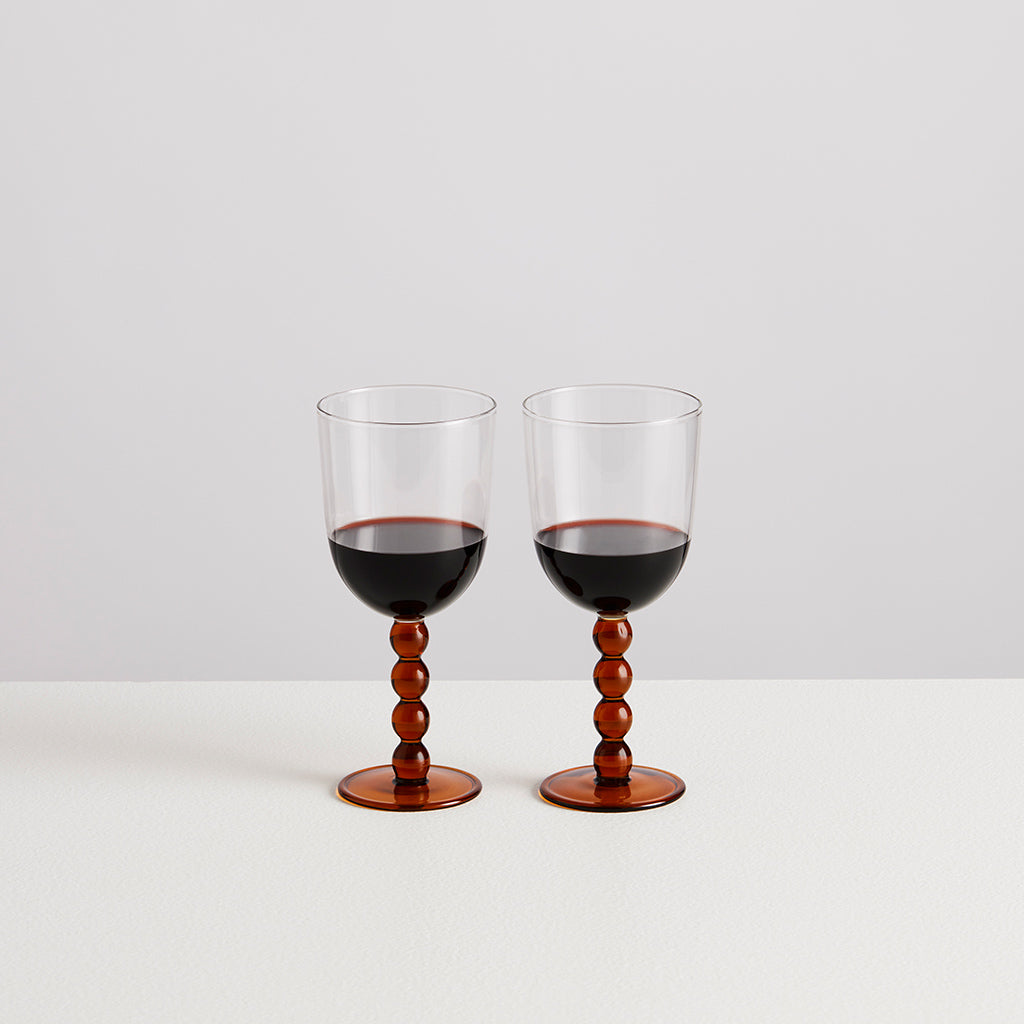 Maison Balzac 2 Volute Wine Glasses