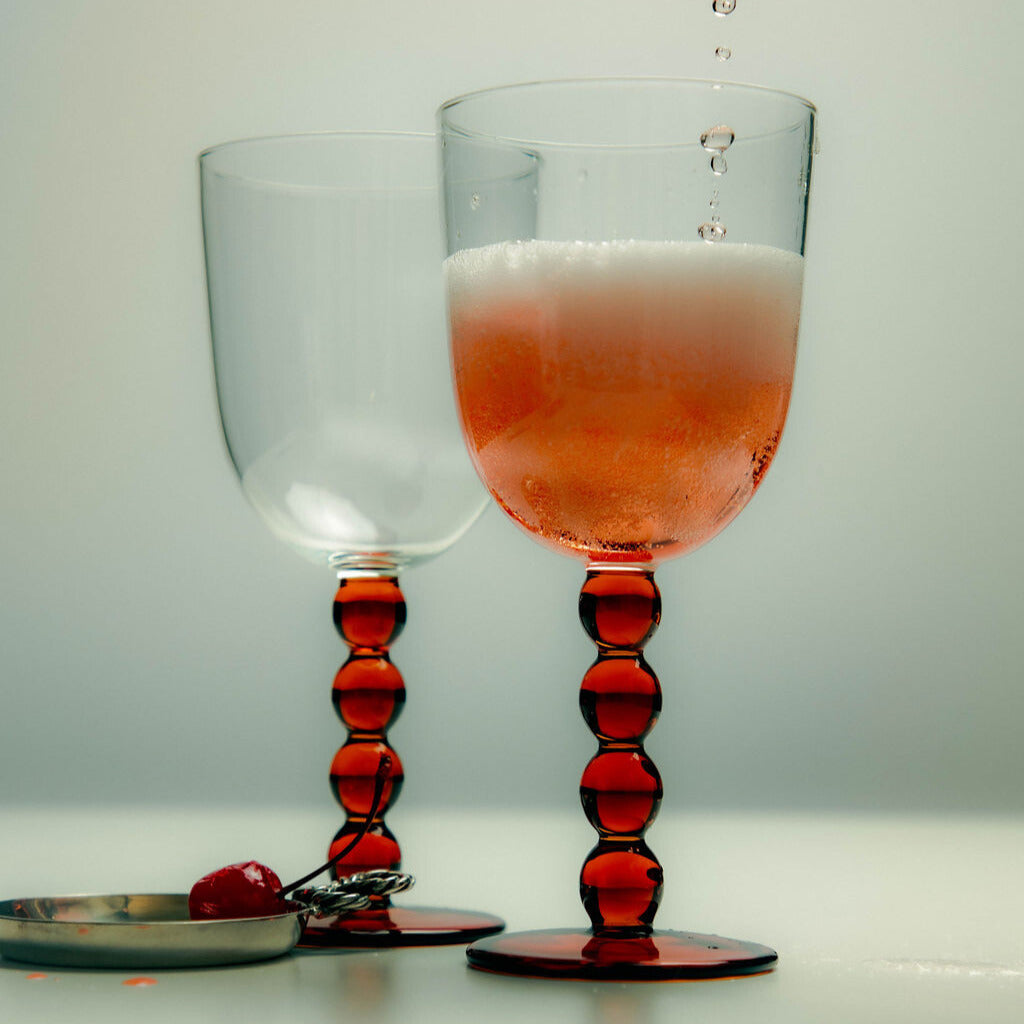 Maison Balzac 2 Volute Wine Glasses