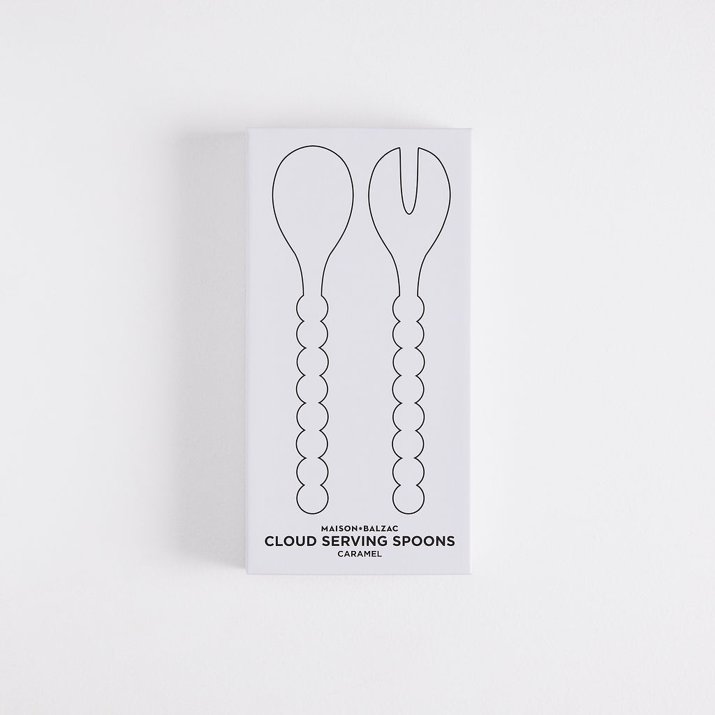 Maison Balzac Cloud Serving Spoons | Caramel