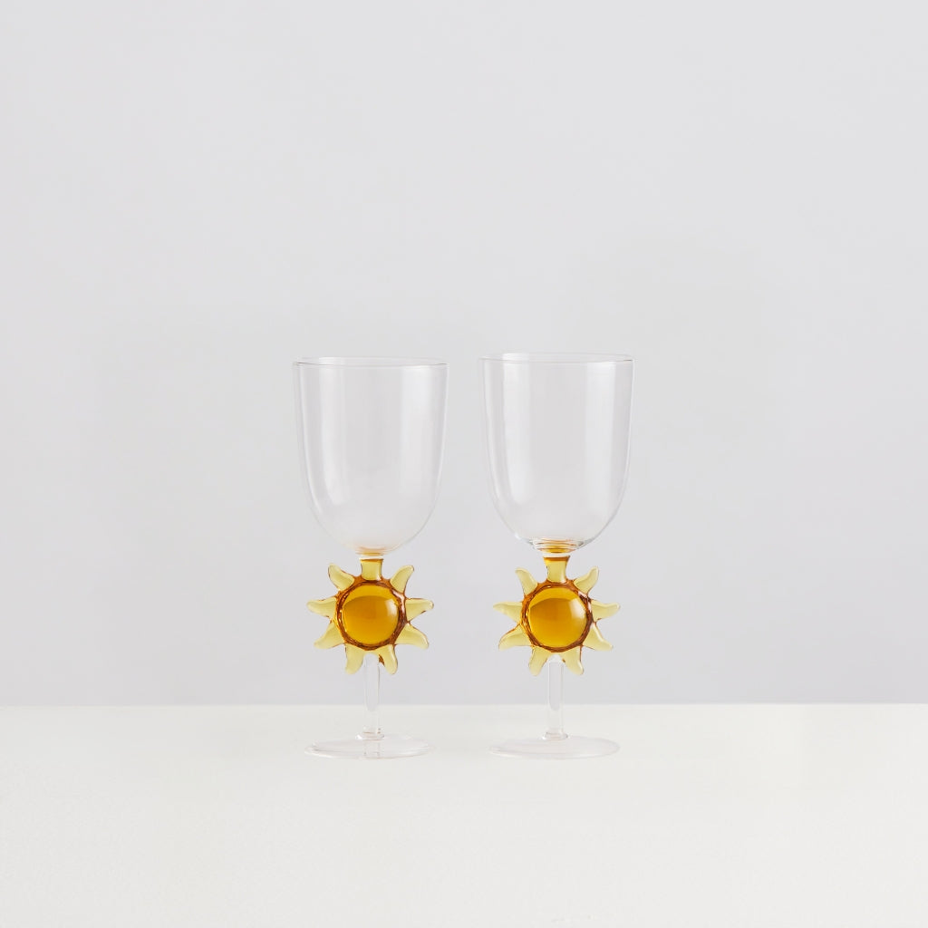 Maison Balzac 2 Le Soleil Wine Glasses