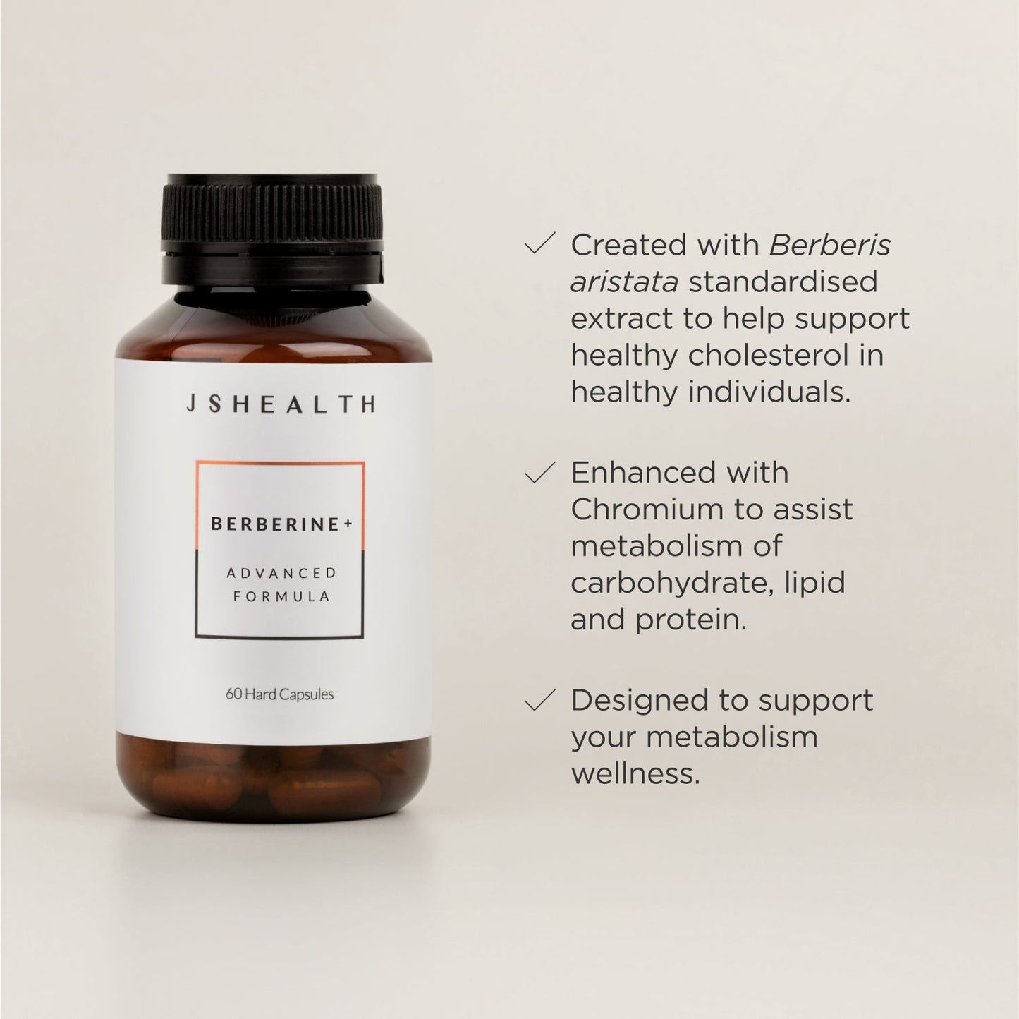 JSHealth Berberine+ Formula