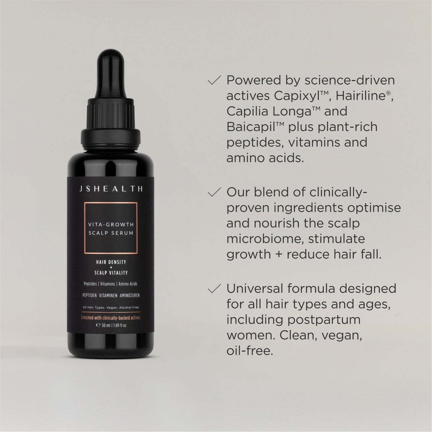 JSHealth Vitamins Au Vita-Growth Scalp Serum