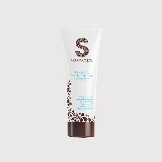 Sunescape gradual tan extender tube on a white background