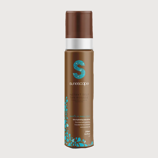 Brown bottle of Sculpted by Nature with a white cap on a white background