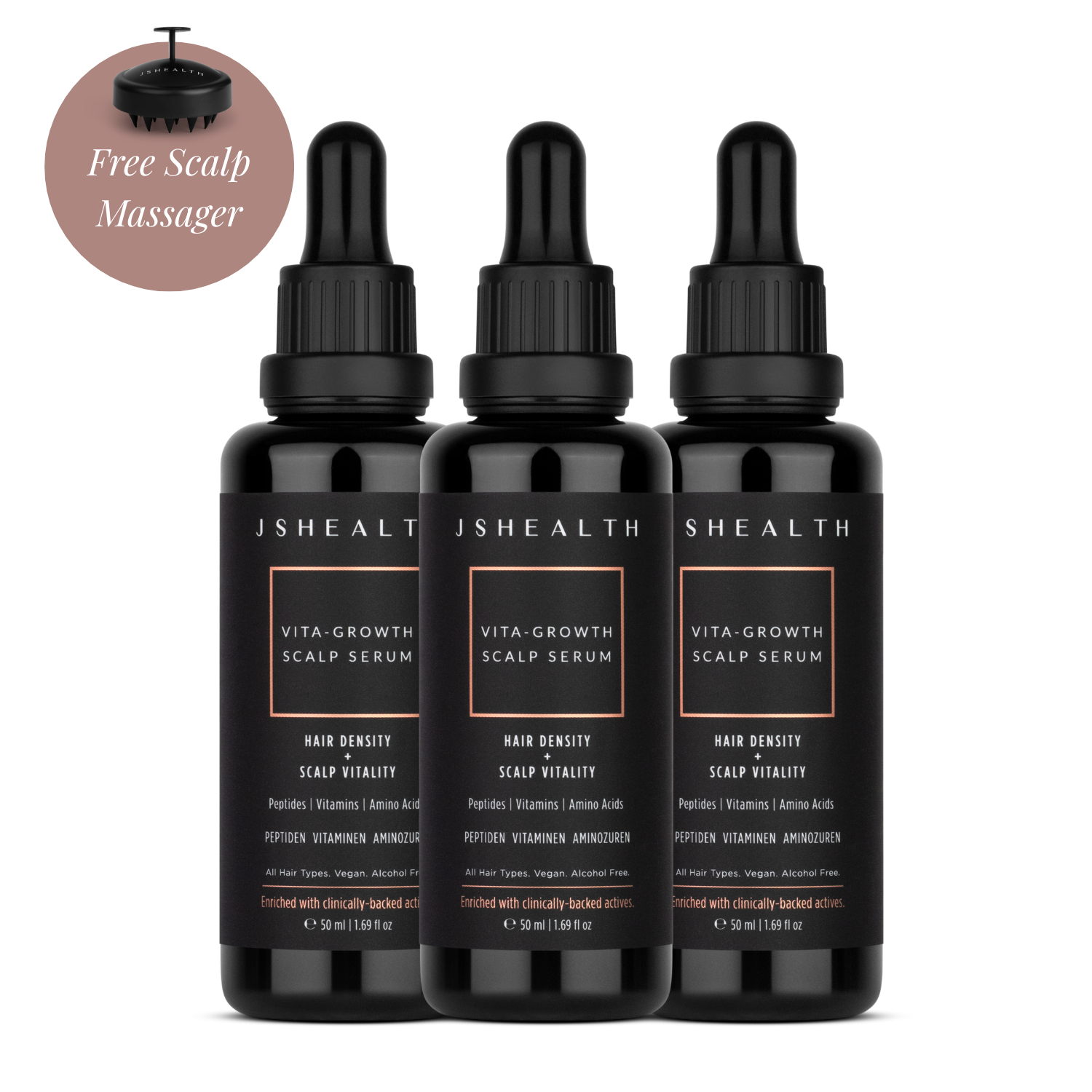 Vitamins Au Vita-Growth Scalp Serum