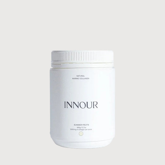 White container with 'INNOUR' branding on a light gray background