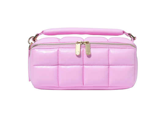 Pink HOMEE Medium Makeup Bag - Designer Cosmetic Case