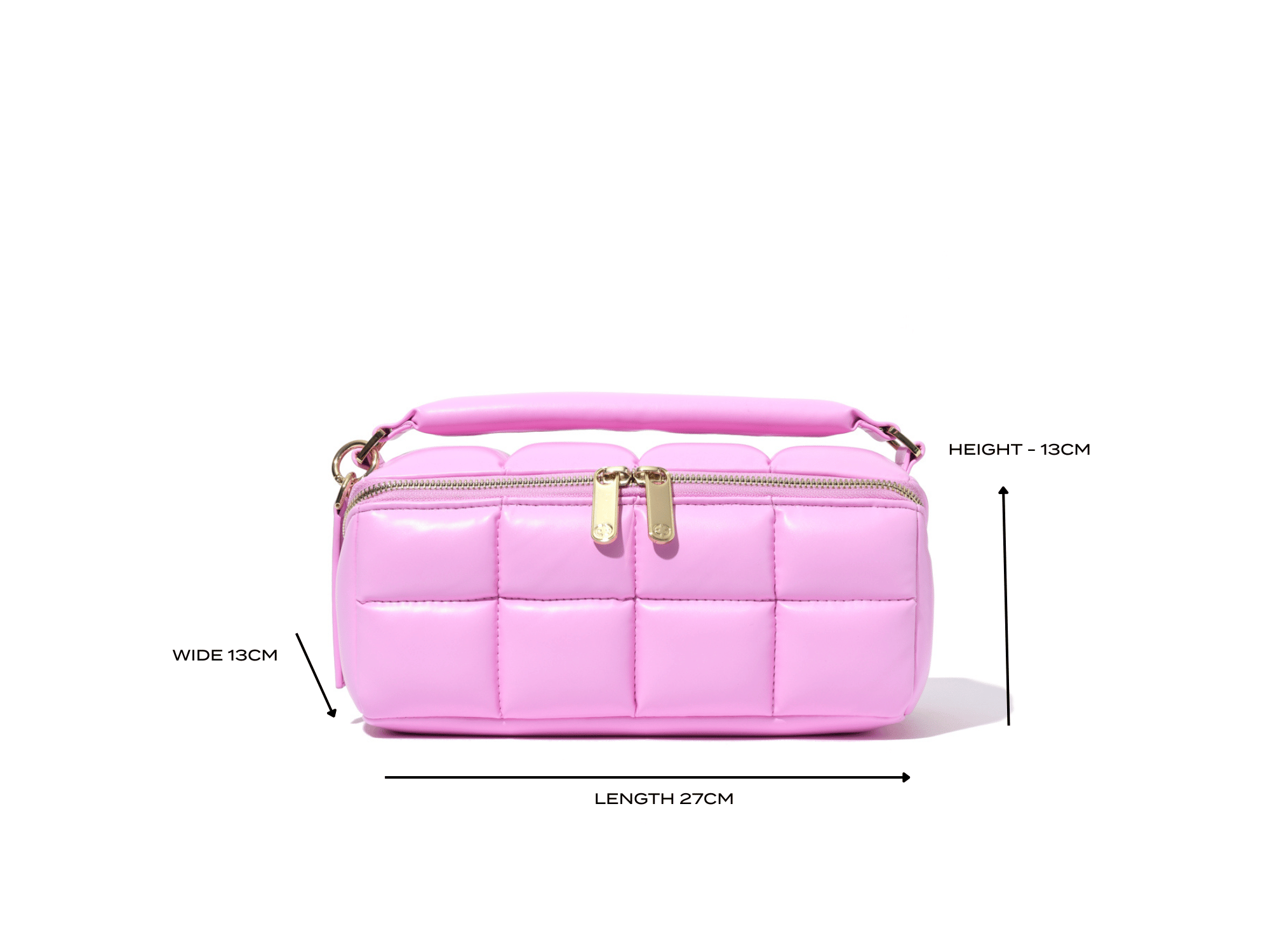Pink HOMEE Medium Makeup Bag